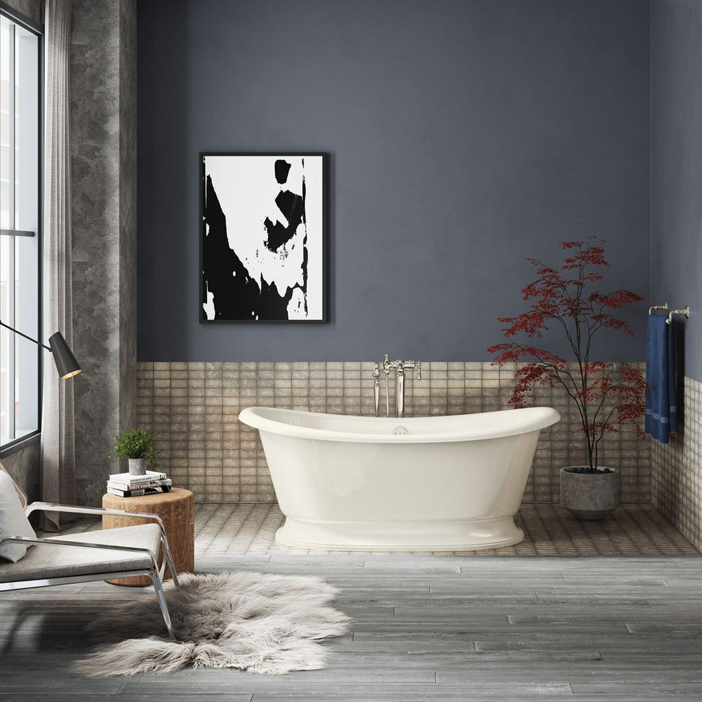 KOHLER K-21000-B-96 Artifacts 66-1/8" X 32-1/2" Freestanding Bath - Biscuit