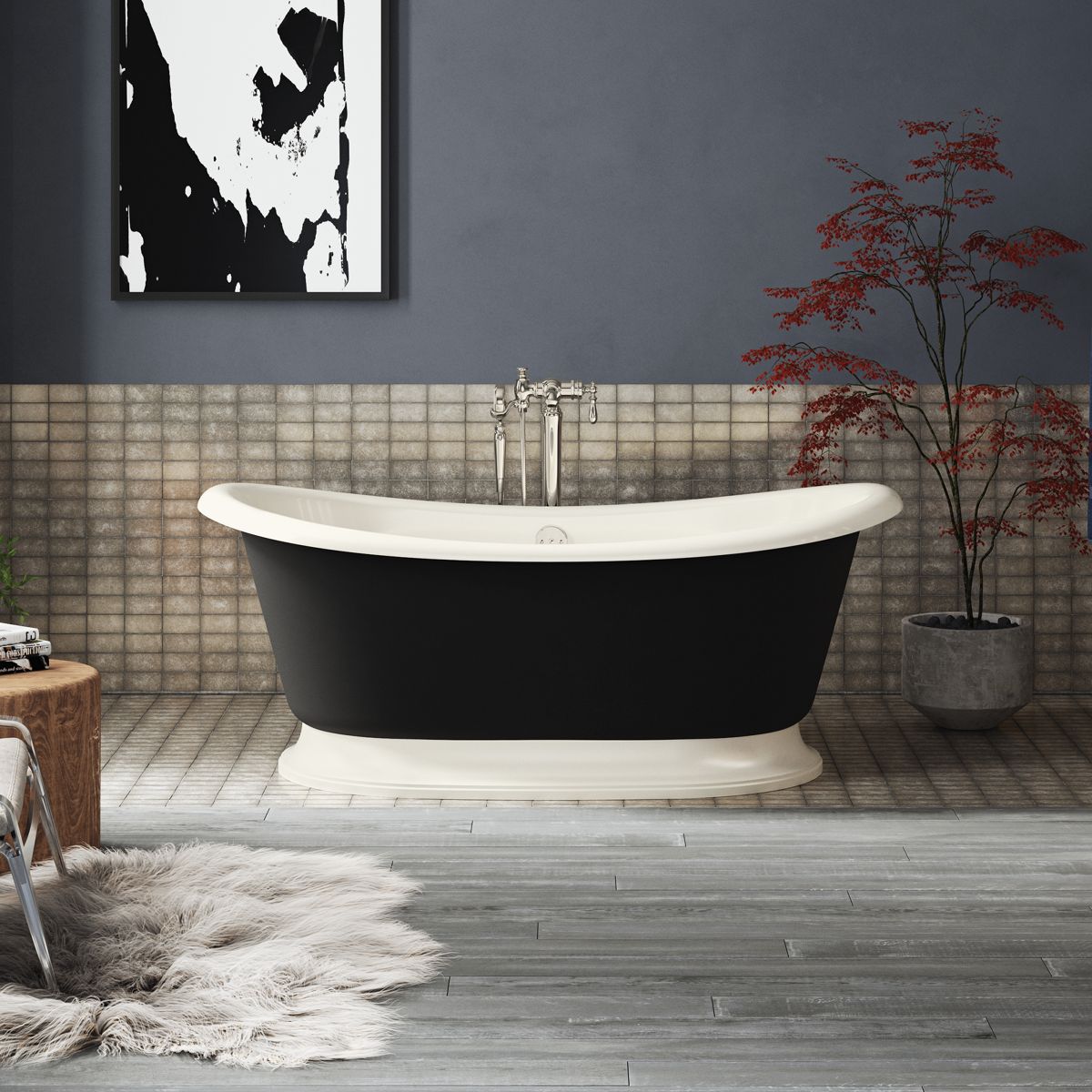 KOHLER K-20027-0 Artifacts Bath Base For Freestanding Bath - White