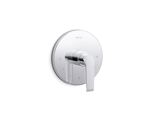KOHLER K-T97022-4-CP Avid MasterShower temperature control valve trim - Polished Chrome