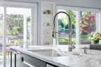 KOHLER K-29106-CP Bellera Semi-Professional Kitchen Sink Faucet With Three-Function Sprayhead - Polished Chrome