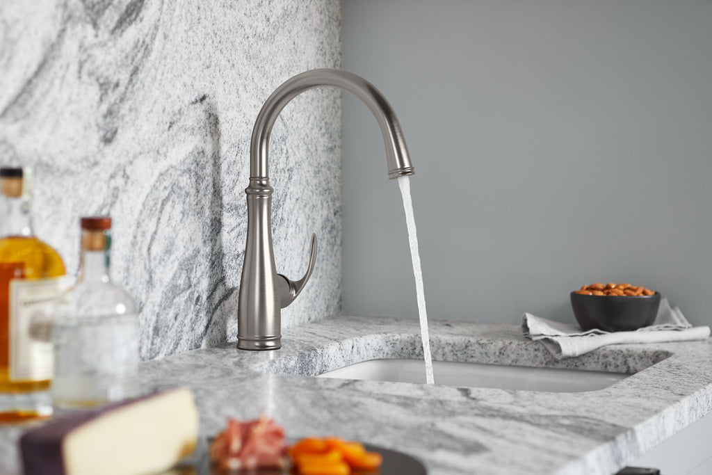 KOHLER K-29107-CP Bellera Single-Handle Bar Sink Faucet - Polished Chrome