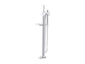 KOHLER K-T97331-4-CP Margaux Floor-Mount Bath Filler Trim With Handshower In Polished Chrome