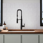 KOHLER K-24982-VS Purist Semi-Professional Kitchen Sink Faucet With Three-Function Sprayhead - Vibrant Stainless