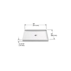 KOHLER K-8644-96 Rely 36" X 34" Alcove Shower Base, Center Drain - Biscuit