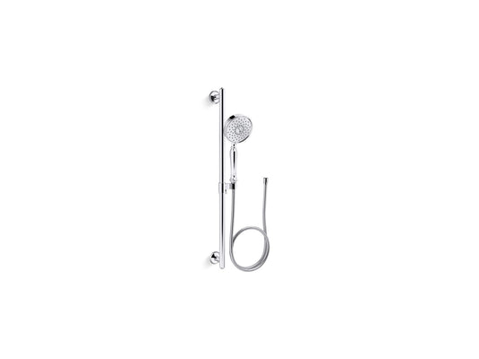 KOHLER K-22176-G-CP Bancroft 28" Four-Function Handshower Kit, 1.75 Gpm In Polished Chrome