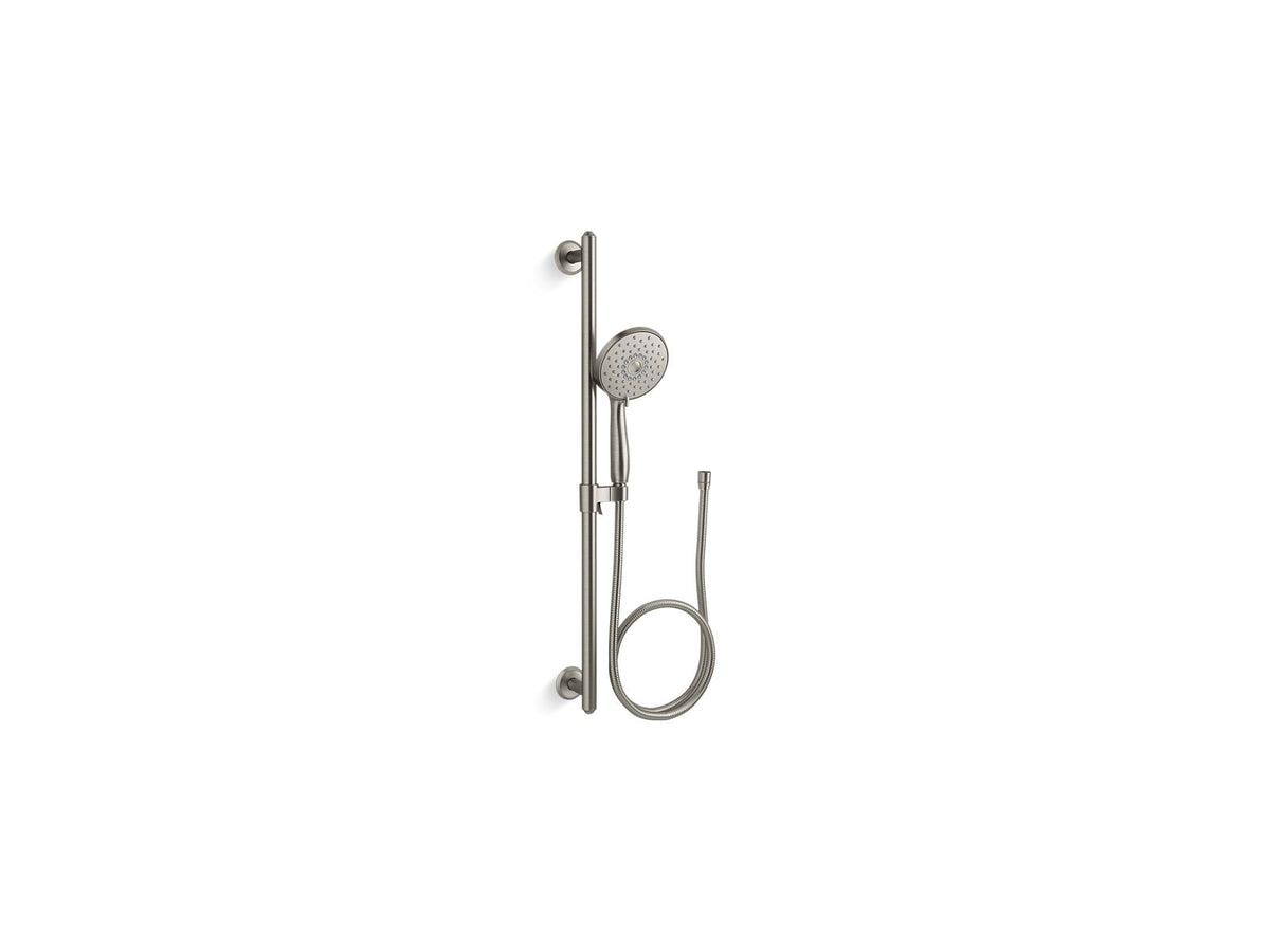 KOHLER K-22177-G-BN Forte 30" Four-Function Handshower Kit, 1.75 Gpm - Vibrant Brushed Nickel