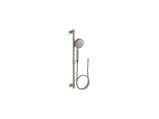 KOHLER K-22178-BN Purist 28" Four-Function Handshower Kit, 2.5 Gpm In Vibrant Brushed Nickel