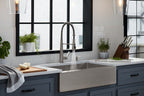 KOHLER K-5415-NA Strive 35-1/2" Undermount Single-Bowl Farmhouse Kitchen Sink - Stainless Steel