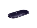 KOHLER K-20213-DGB Iron Plains 33" Oval Drop-In/Undermount Bathroom Sink In Indigo Blue