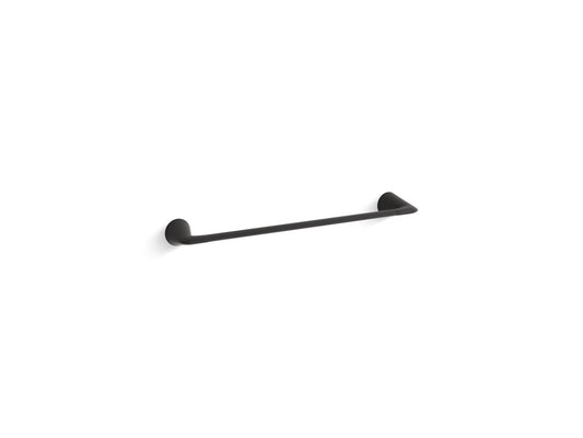 KOHLER K-24755-BL Modern 18" Towel Bar In Matte Black