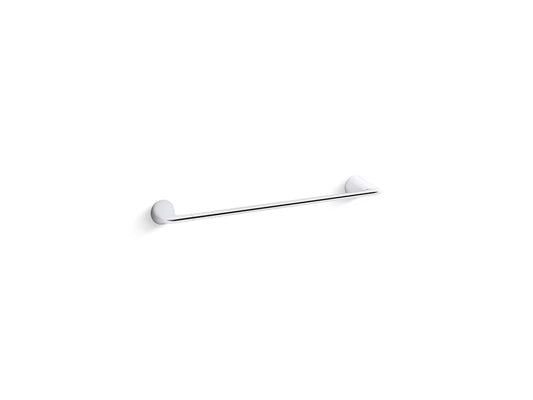 KOHLER K-24755-CP Modern 18" Towel Bar In Polished Chrome