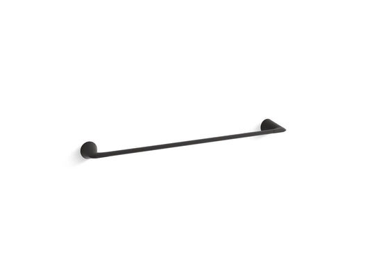 KOHLER K-24756-BL Modern 24" Towel Bar In Matte Black