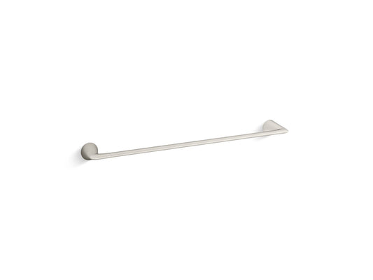 KOHLER K-24756-BN Modern 24" Towel Bar In Vibrant Brushed Nickel