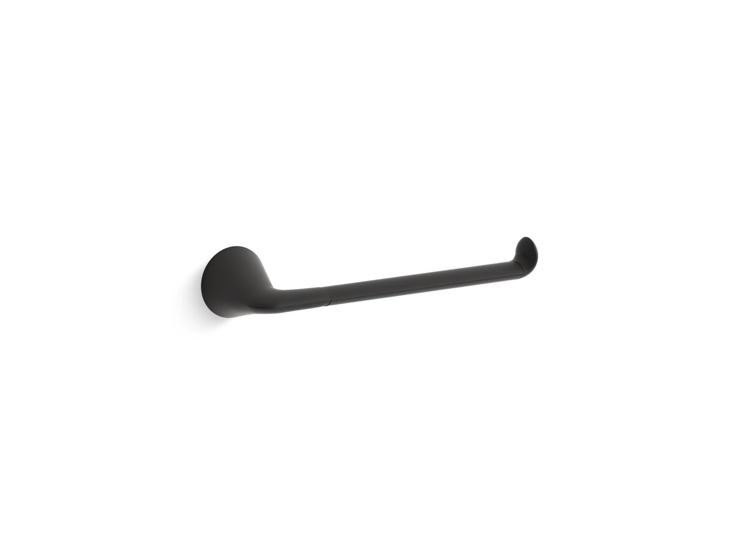 KOHLER K-24758-BL Modern Towel Arm In Matte Black