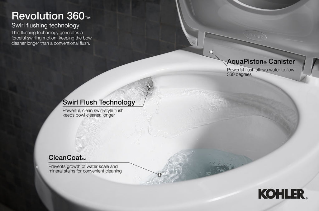 KOHLER K-4143-7 Corbelle Toilet Tank, 1.28 Gpf - Black Black
