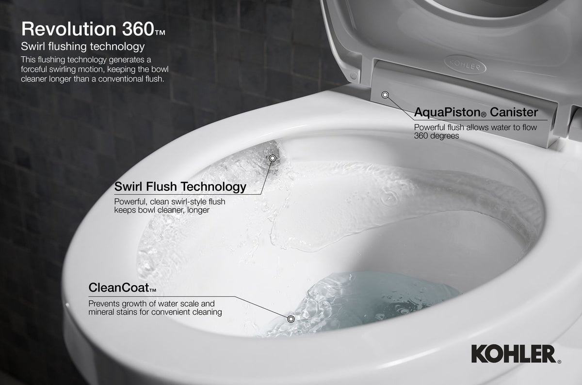 KOHLER K-4143-7 Corbelle Toilet Tank, 1.28 Gpf - Black Black