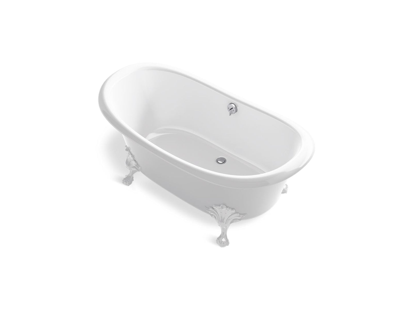 KOHLER K-21000-W-0 Artifacts 66-1/8" x 32-1/2" freestanding bath - White
