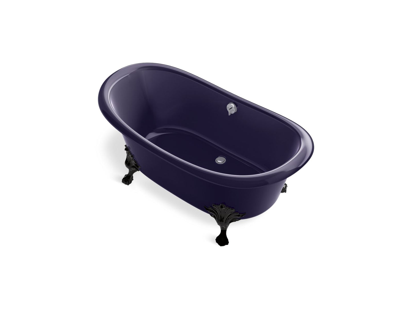 KOHLER K-21000-BL-DGB Artifacts 66-1/4" X 32-1/2" Freestanding Bath In Indigo Blue