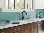 KOHLER K-6625-FF Iron/Tones Smart Divide 33" Top-/Undermount Double-Bowl Kitchen Sink - Sea Salt
