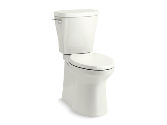 KOHLER K-20197-NY Betello Two-Piece Elongated Toilet With Skirted Trapway, 1.28 Gpf In Dune