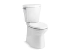 KOHLER K-20198-7 Betello Continuousclean Xt Two-Piece Elongated Toilet With Skirted Trapway, 1.28 Gpf - Black Black