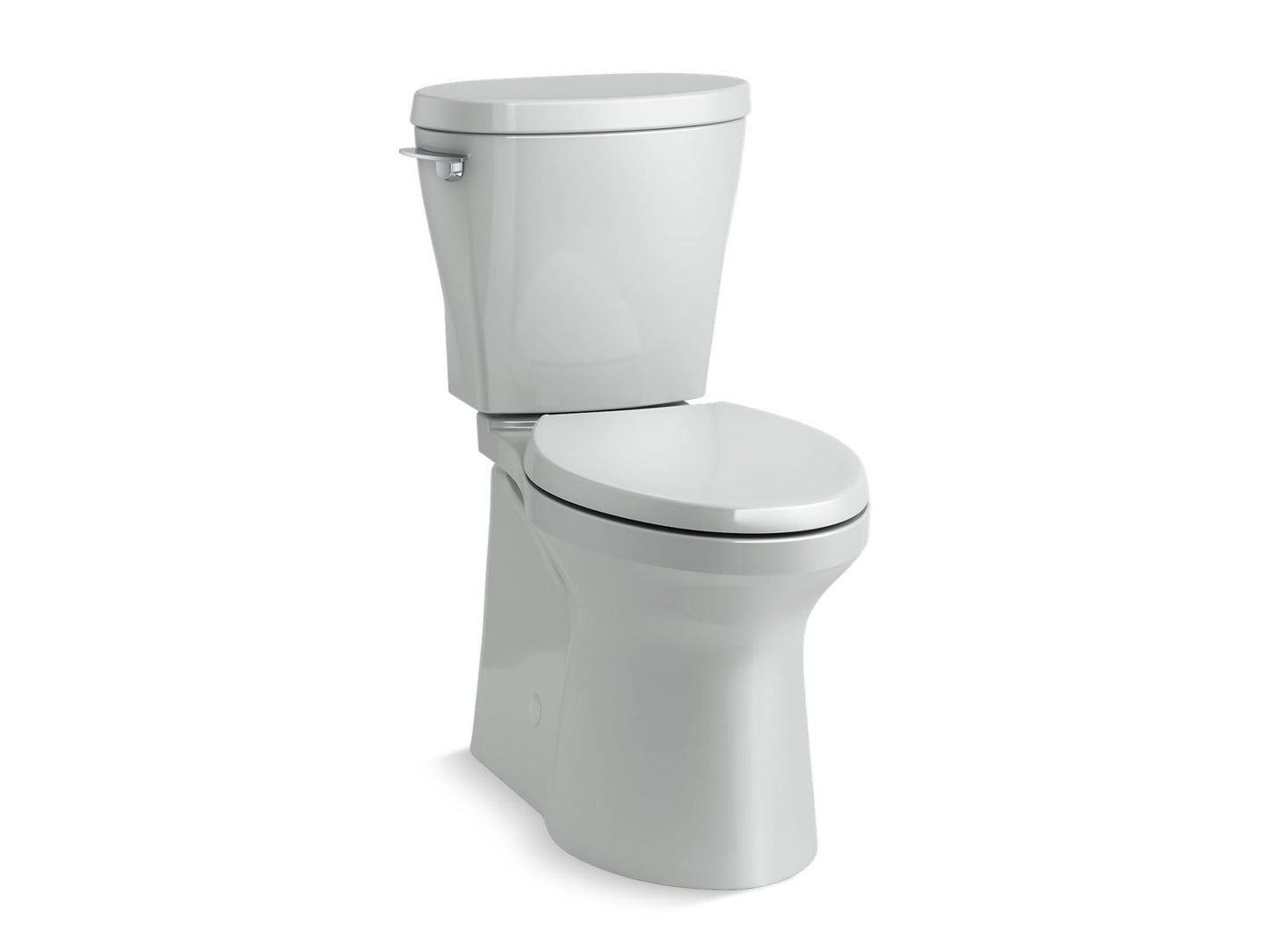 KOHLER K-20198-95 Betello Continuousclean Xt Two-Piece Elongated Toilet With Skirted Trapway, 1.28 Gpf In Ice Grey