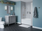 KOHLER K-1123-LA-96 Archer 60" X 32" Alcove Bath, Left Drain - Biscuit
