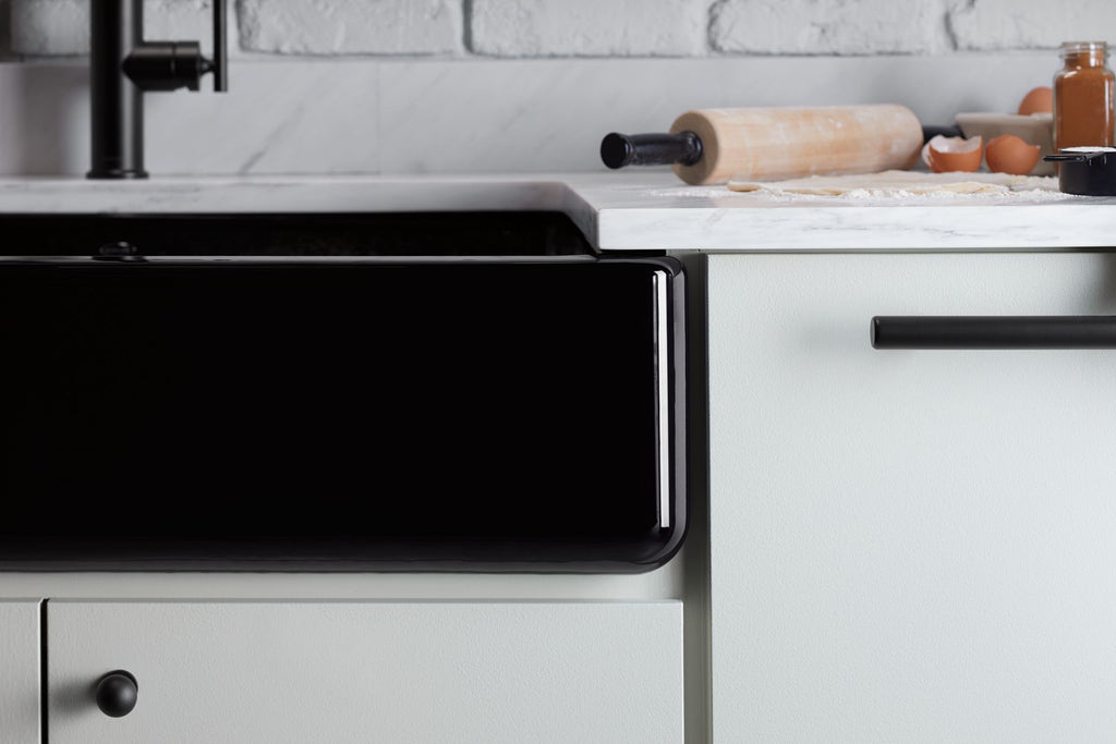 KOHLER K-6489-0 Whitehaven 35-3/4" Undermount Single-Bowl Farmhouse Kitchen Sink - White