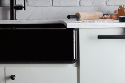 KOHLER K-6489-0 Whitehaven 35-3/4" undermount single-bowl farmhouse kitchen sink - White