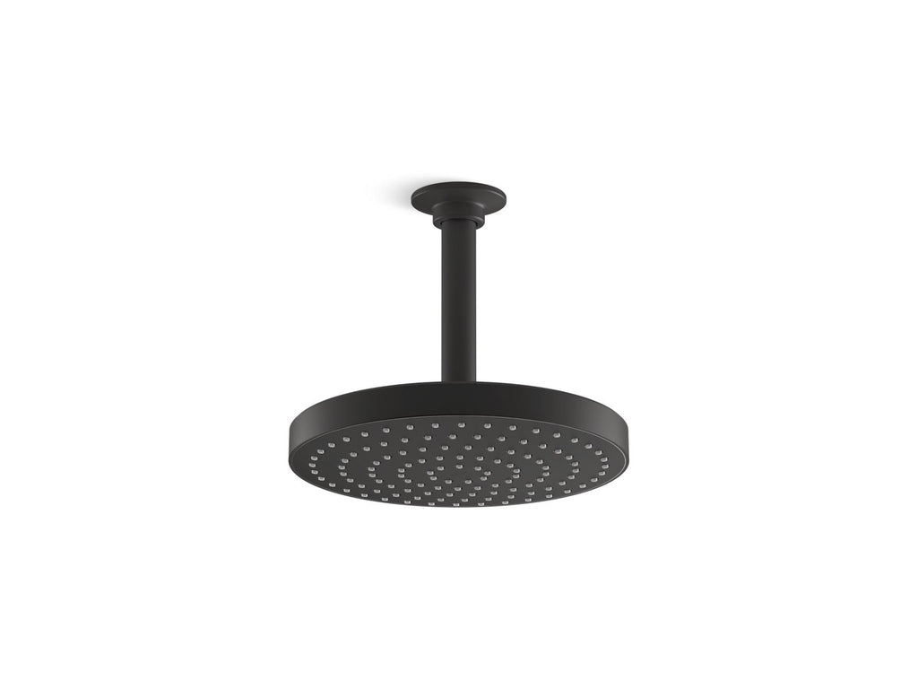 KOHLER K-76464-Y-BL Awaken 8" Single-Function Rainhead, 2.5 Gpm - Matte Black