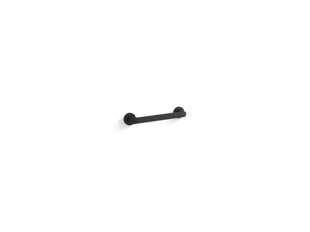 KOHLER K-24548-BL Kumin 12" Grab Bar - Matte Black
