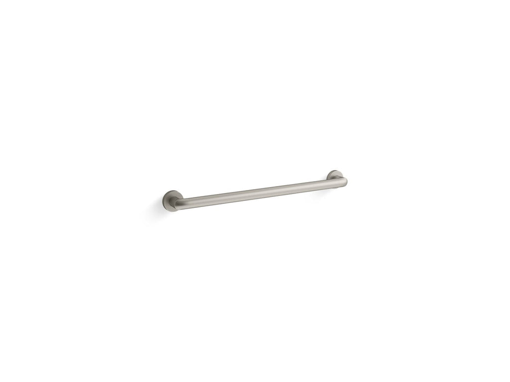 KOHLER K-24550-BN Kumin 24" Grab Bar - Vibrant Brushed Nickel