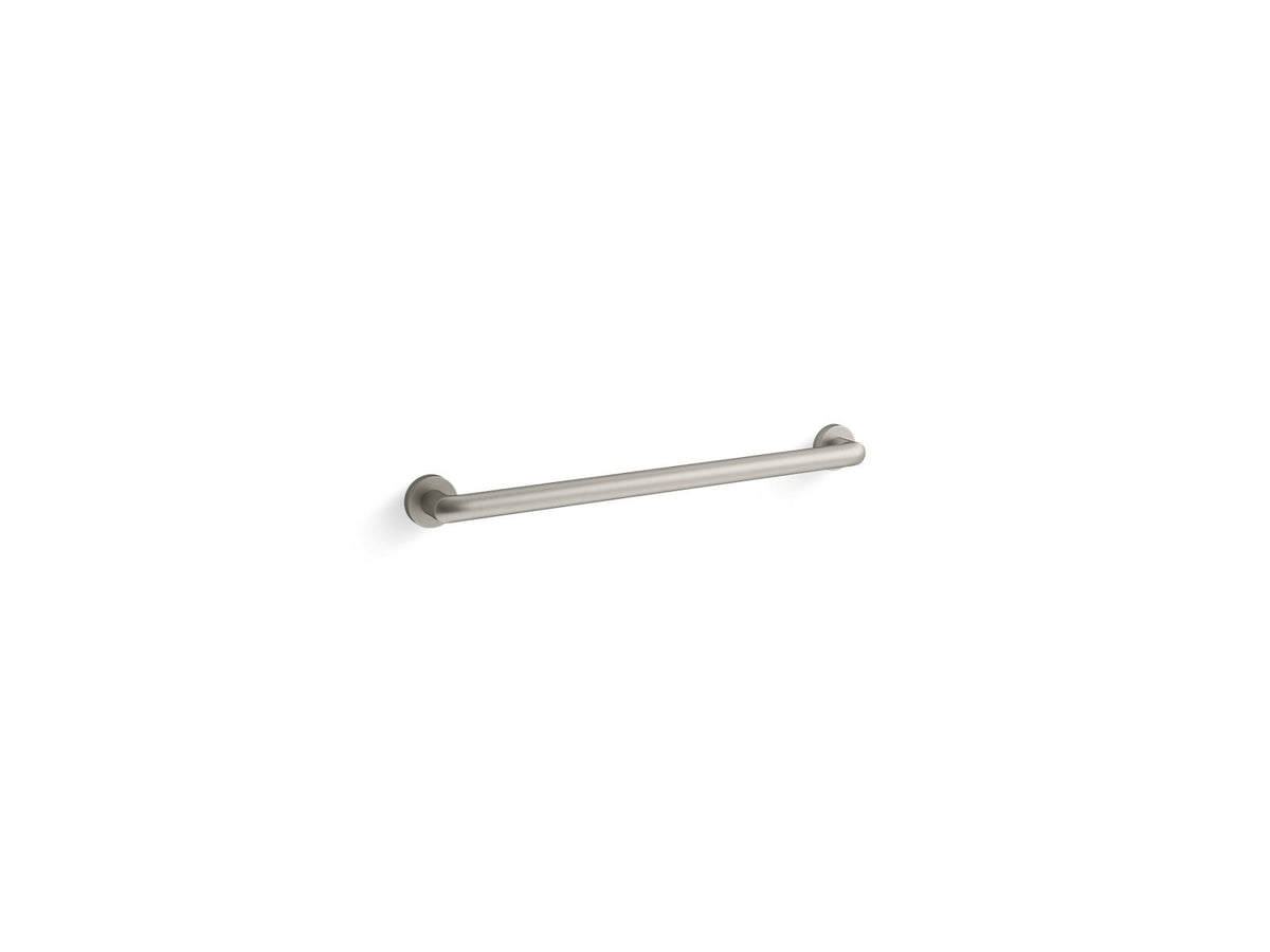 KOHLER K-24550-BN Kumin 24" Grab Bar - Vibrant Brushed Nickel