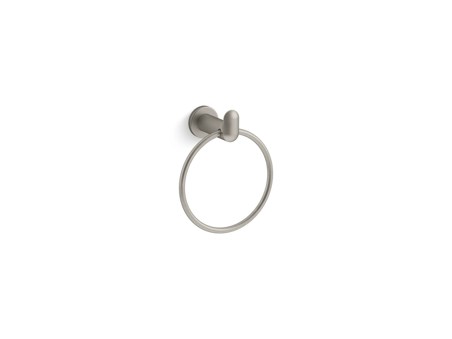 KOHLER K-97898-BN Kumin Towel Ring In Vibrant Brushed Nickel