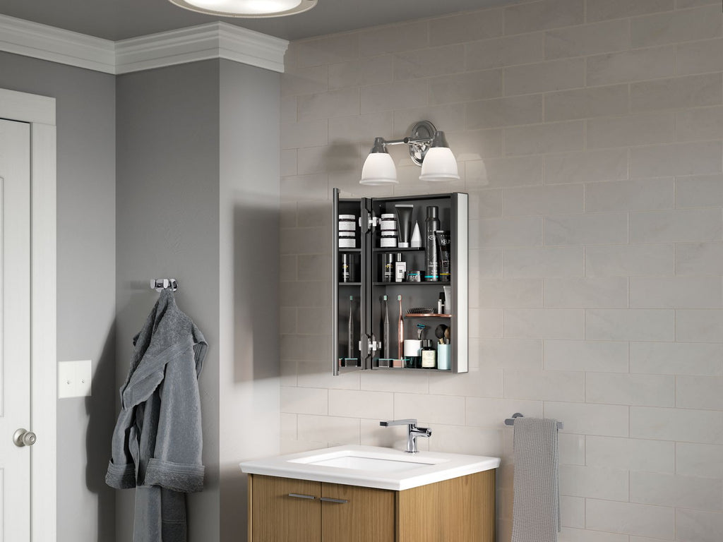 KOHLER K-81144-DA1 Maxstow 15" W X 24" H Medicine Cabinet - Dark Anodized Aluminum