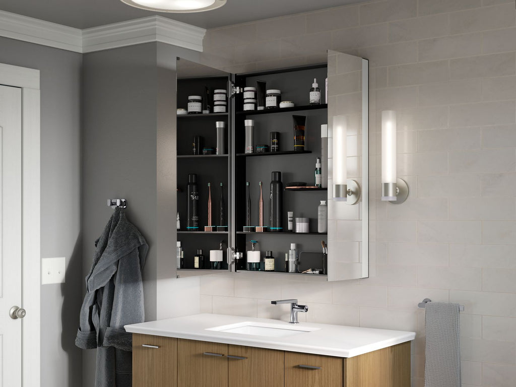 KOHLER K-81149-DA1 Maxstow 30" W X 40" H Medicine Cabinet - Dark Anodized Aluminum