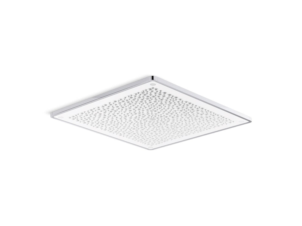 KOHLER K-31110-0 Real Rain 19" Two-Function Overhead Shower Panel, 2.5 Gpm - White