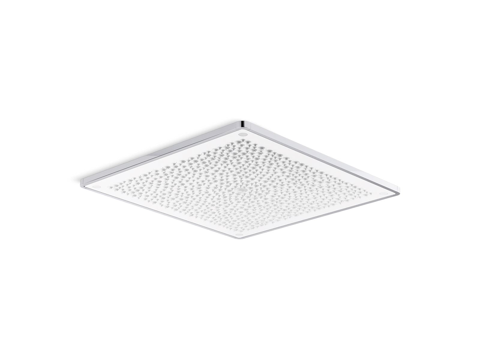 KOHLER K-31110-0 Real Rain 19" Two-Function Overhead Shower Panel, 2.5 Gpm - White