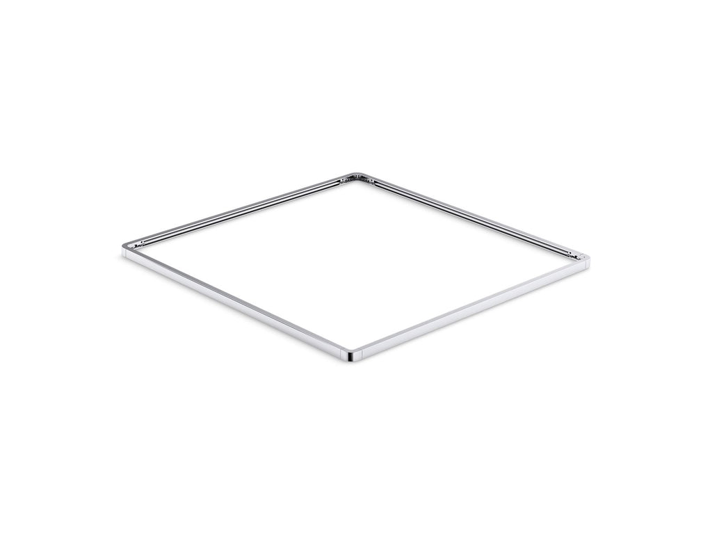 KOHLER K-31111-BL Real Rain Overhead Panel Trim - Matte Black