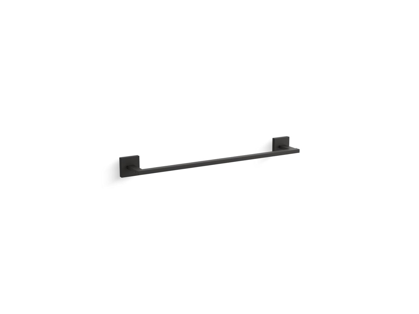 KOHLER K-23284-BL Square 18" Towel Bar In Matte Black