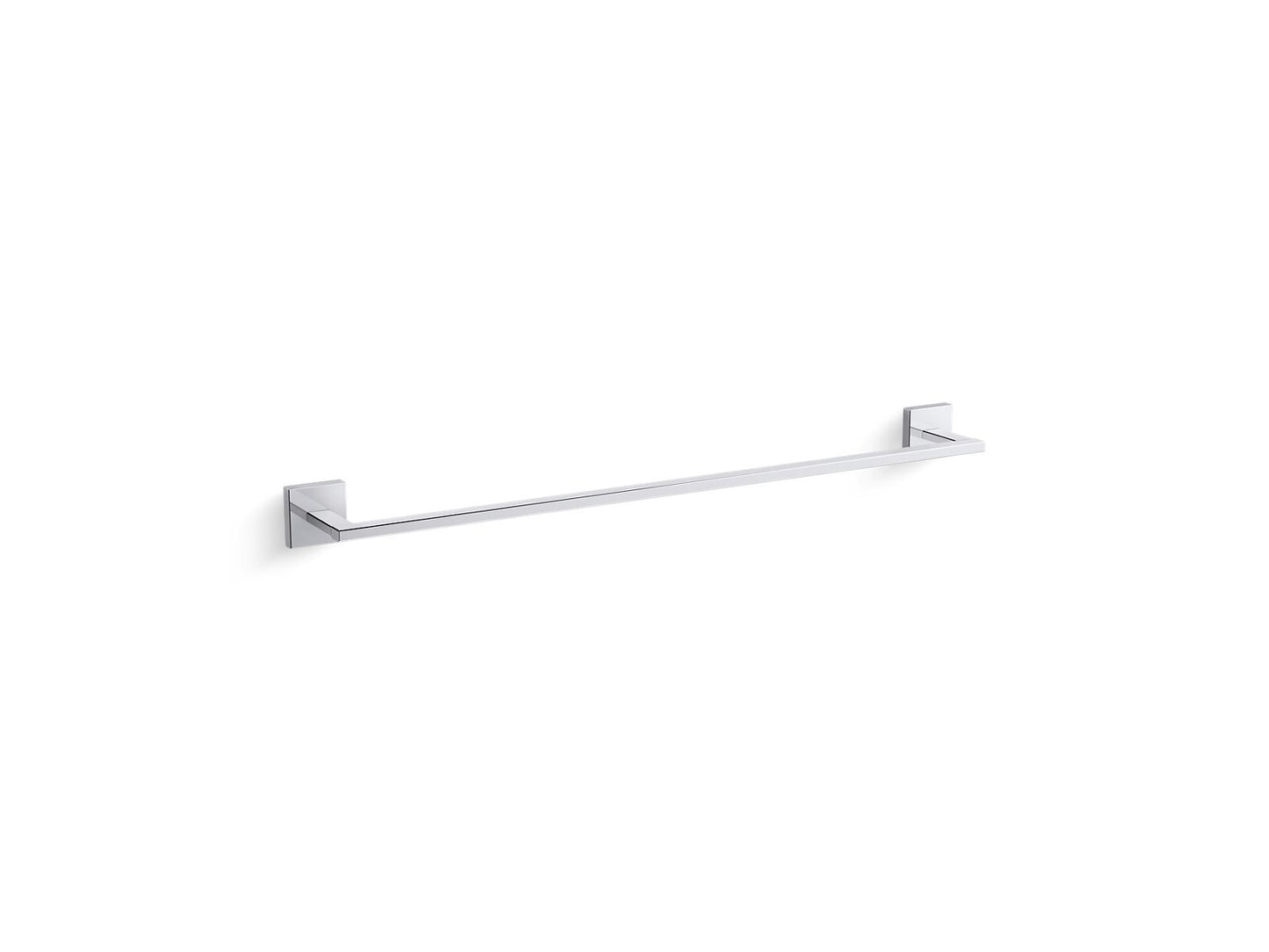 KOHLER K-23285-CP Square 24" Towel Bar In Polished Chrome