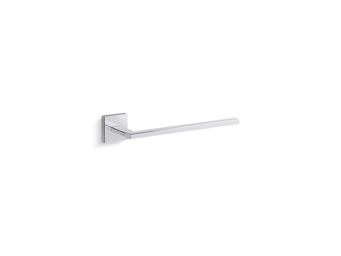 KOHLER K-23291-CP Square Towel Arm In Polished Chrome