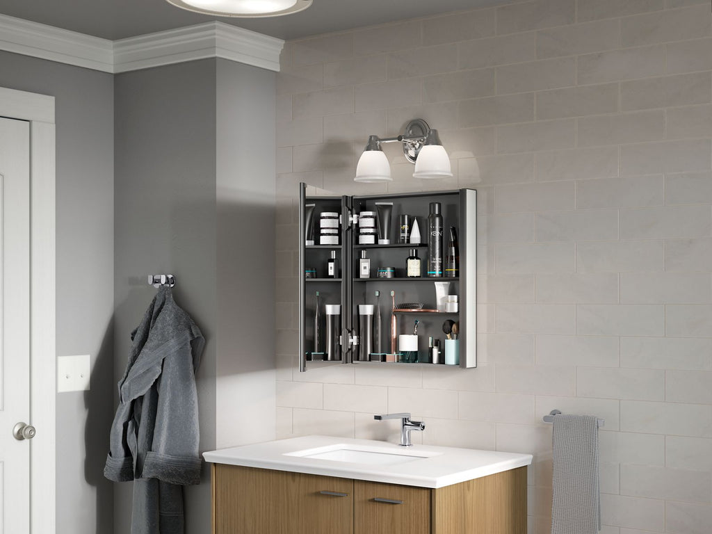 KOHLER K-81145-DA1 Maxstow 20" W X 24" H Medicine Cabinet - Dark Anodized Aluminum