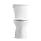 KOHLER K-20197-0 Betello Two-Piece Elongated Toilet With Skirted Trapway, 1.28 Gpf In White