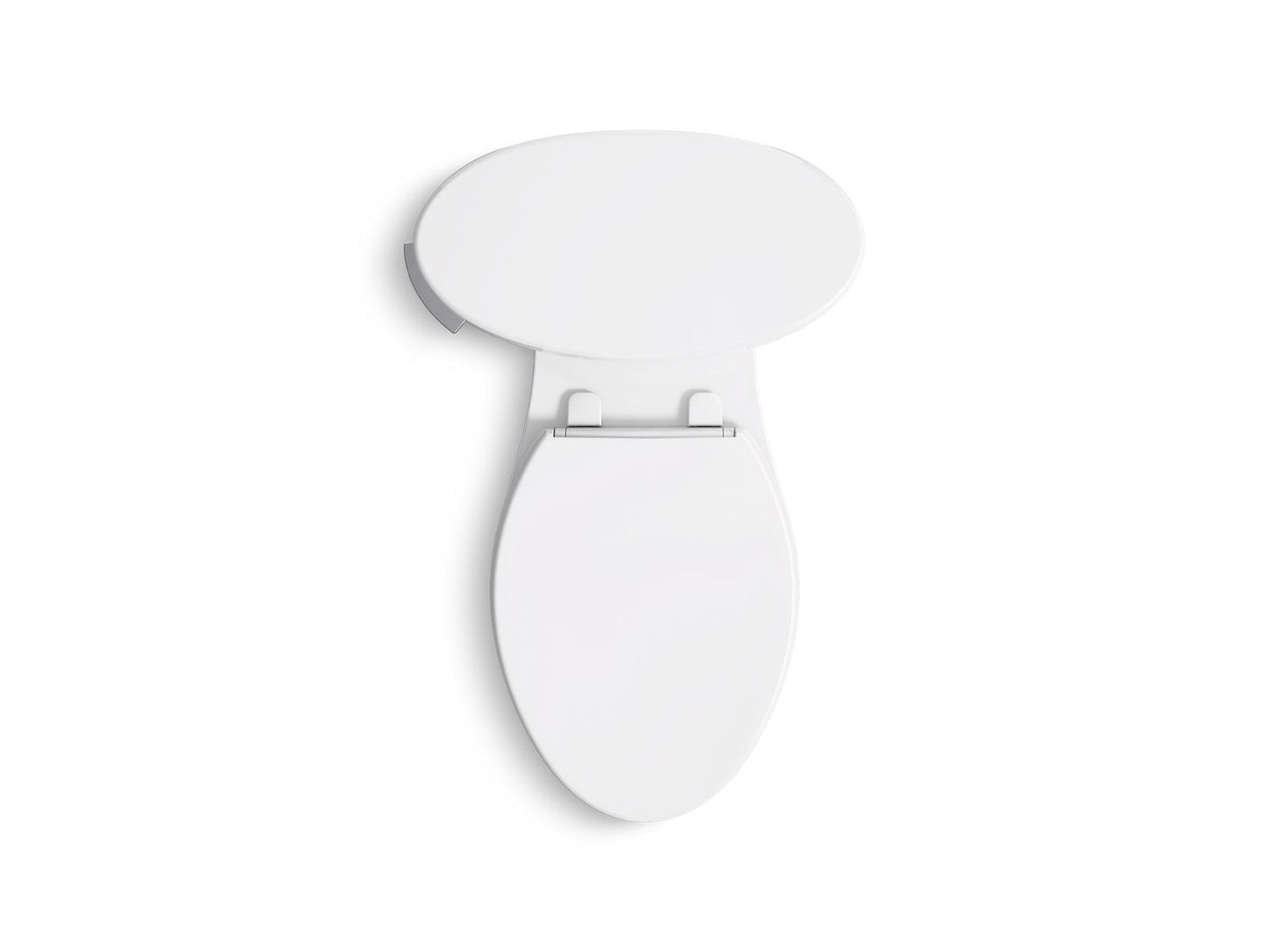 KOHLER K-20197-0 Betello Two-Piece Elongated Toilet With Skirted Trapway, 1.28 Gpf In White