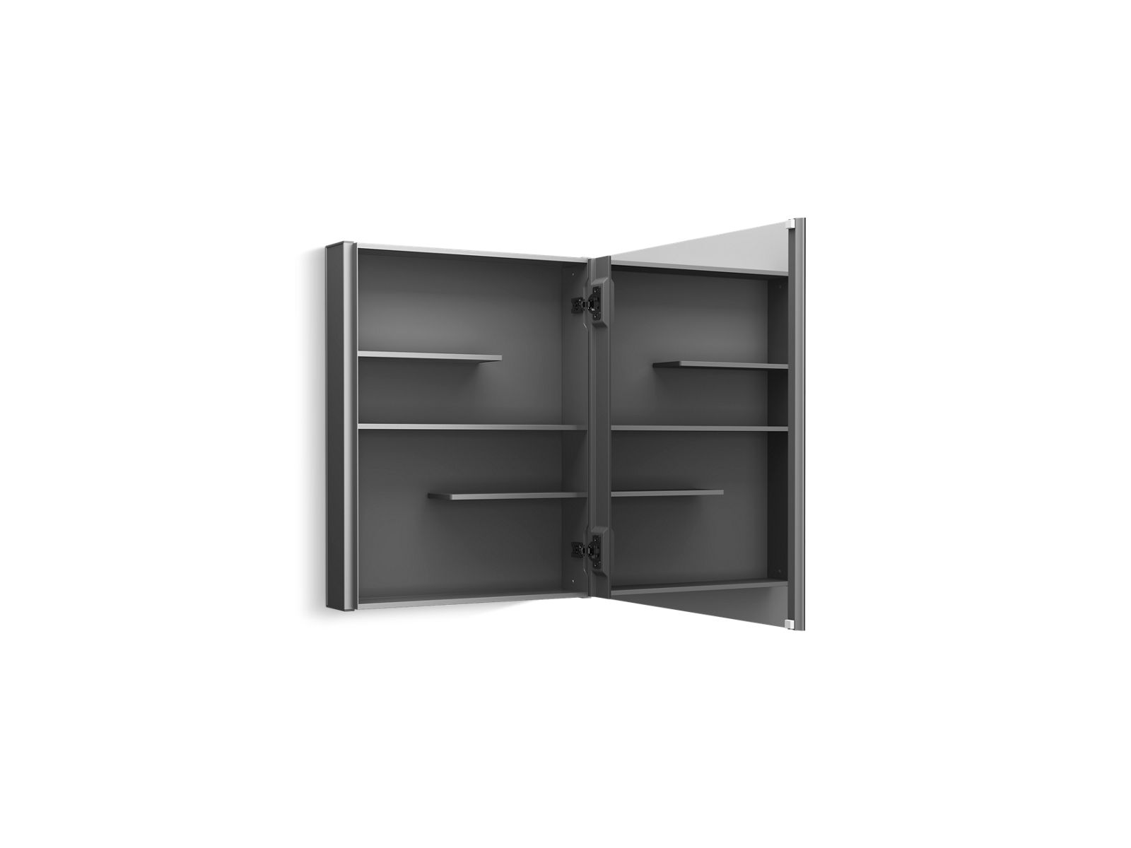 KOHLER K-81145-DA1 Maxstow 20" W X 24" H Medicine Cabinet - Dark Anodized Aluminum