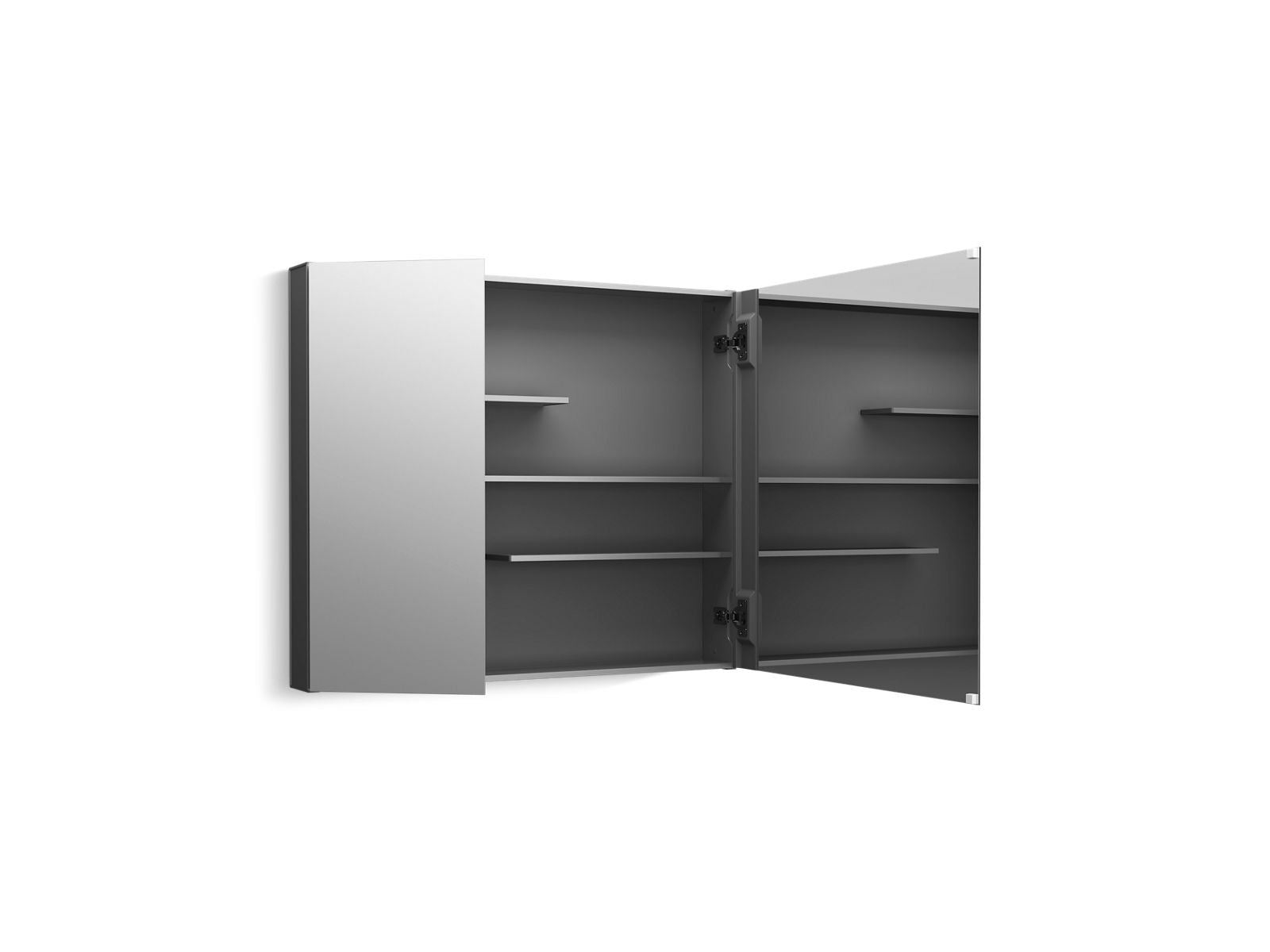 KOHLER K-81146-DA1 Maxstow 30" W X 24" H Medicine Cabinet - Dark Anodized Aluminum