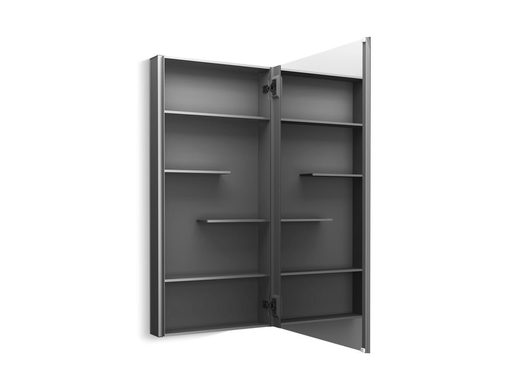 KOHLER K-81148-DA1 Maxstow 20" W X 40" H Medicine Cabinet - Dark Anodized Aluminum