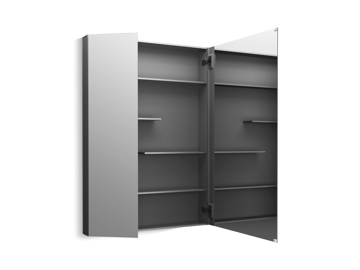 KOHLER K-81149-DA1 Maxstow 30" W X 40" H Medicine Cabinet - Dark Anodized Aluminum