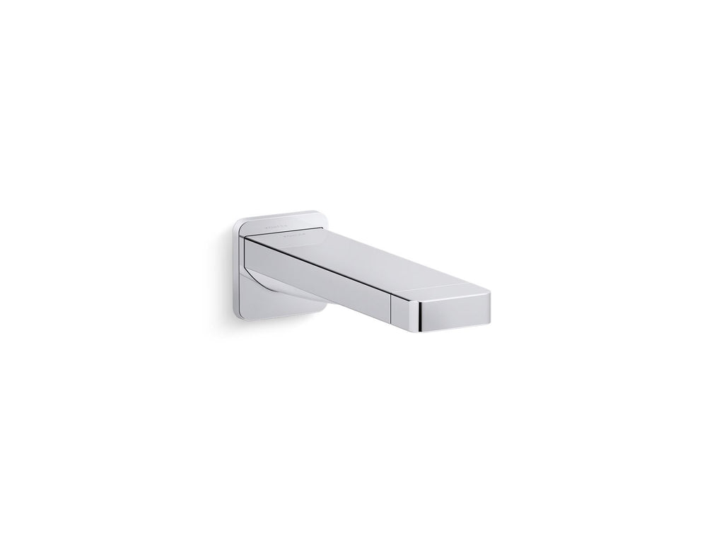 KOHLER K-23510-CP Parallel Wall-Mount Bath Spout - Polished Chrome